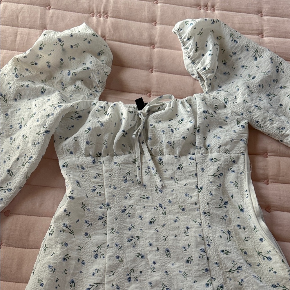 Floral Puff Sleeve Dress